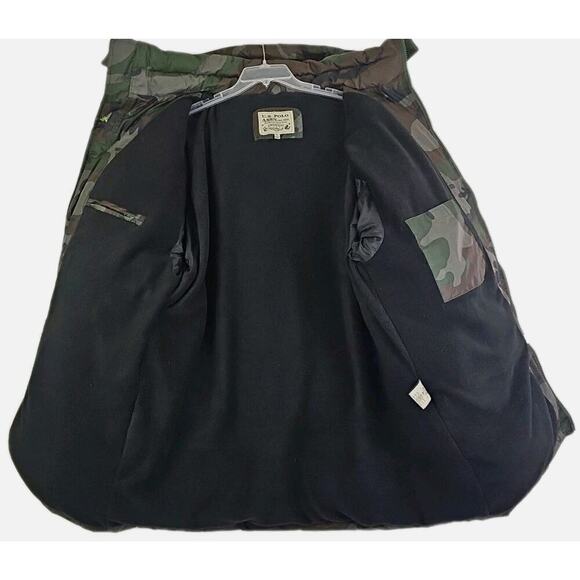 US Polo Assn ~Men's XL~ Camouflage Puffer Parka Hodie Thick Coat Have Winter. - Picture 5 of 16